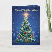 Christmas Tree Card Feestdagen Kaart (Voorkant)