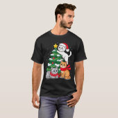 Christmas Tree Cats Xmas  T-shirt (Voorkant volledig)