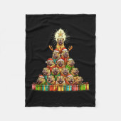 Christmas Tree Chinese Shar-pei Shar Pei  Fleece Deken (Voorkant)