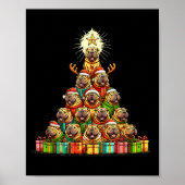 Christmas Tree Chinese Shar-pei Shar Pei  Poster (Voorkant)