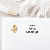 CHRISTMAS TREE *CHRISTMAS* ADRES ETIKET (Insitu)