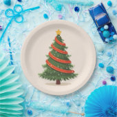 Christmas Tree, Christmas, Minimalist Papieren Bordje (Feest)