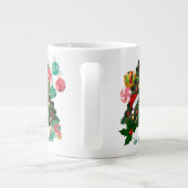 Christmas Tree Coffee Mug | Festive Holiday Cup  Grote Koffiekop (Achterkant)