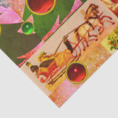 CHRISTMAS TREE, COLORFUL BALLS, ANGELS, KINDEREN TISSUEPAPIER (Detail)