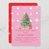 Christmas Tree Corporate Office Event Kaart (Voorkant / Achterkant)