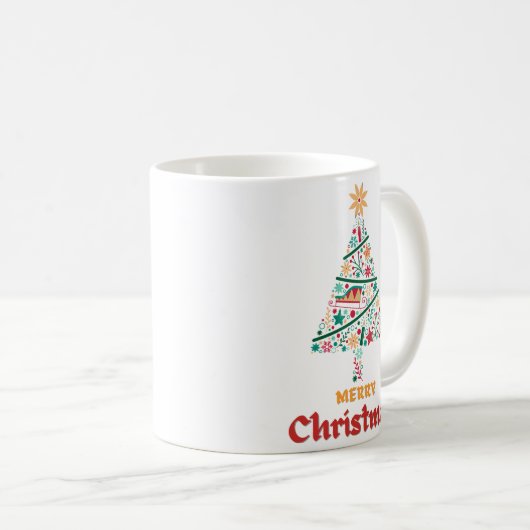 Christmas Tree Cup Koffiemok (Voorkant rechts)