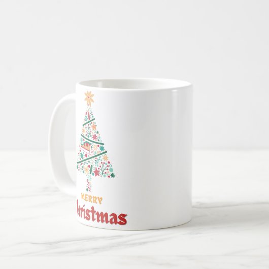 Christmas Tree Cup Koffiemok (Voorkant links)