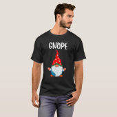 Christmas Tree Cute Gnomes Family Matching Novelty T-shirt (Voorkant volledig)