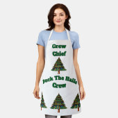Christmas Tree Deck the Halls Crew Chief Schort (Gedragen)