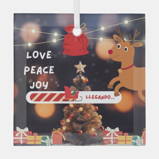 Christmas tree decorations glas ornament (Voorkant)