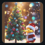 "Christmas Tree Design Sticker" Vierkante Sticker<br><div class="desc">"Vier het feestelijke seizoen met onze prachtige Christmas Tree Design Sticker. Deze sticker is ideaal voor het versieren van geschenken, kaarten en persoonlijke items en heeft een ingewikkeld en charmant kerstboomontwerp. Gemaakt van hoogwaardige, duurzame materialen, zorgt het voor langdurige hechting en levendige kleuren. Verspreid feestvreugde moeiteloos met deze heerlijke, gebruiksvriendelijke...</div>