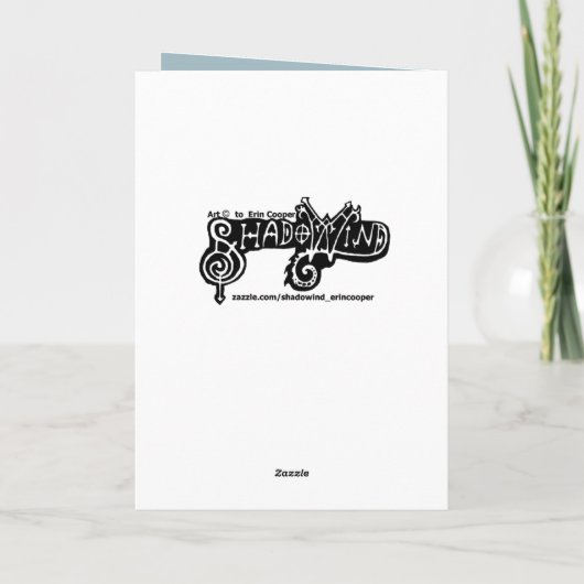 Christmas Tree Fantasy Kaart (Achterkant)