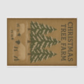Christmas Tree Farm Tissuepapier (Voorkant)
