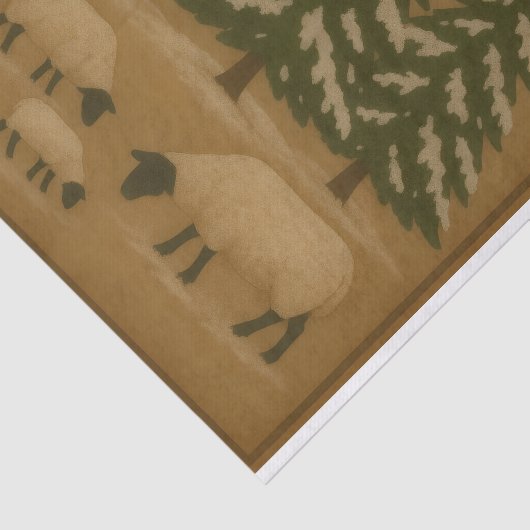 Christmas Tree Farm Tissuepapier (Detail)