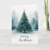 Christmas Tree Feestdagen Kaart (Voorkant)