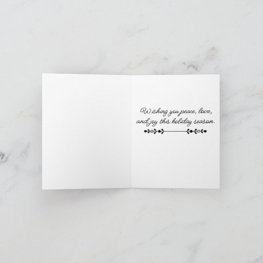 Christmas Tree Feestdagen Kaart (Binnen)