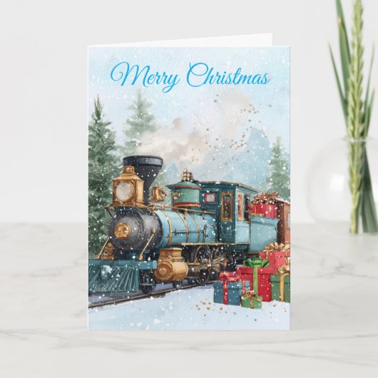 Christmas Tree Feestdagen Kaart (Voorkant)