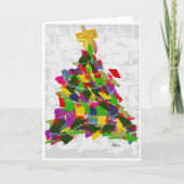 Christmas tree  feestdagen kaart (Voorkant)