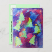 CHRISTMAS TREE FEESTDAGENKAART (Voorkant / Achterkant)