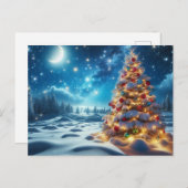Christmas tree feestdagenkaart (Voorkant / Achterkant)