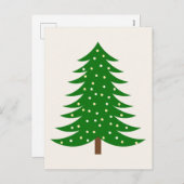 Christmas tree feestdagenkaart (Voorkant / Achterkant)