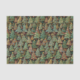 Christmas Tree Forest Whimsey Tissuepapier