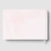 Christmas tree Frosty pink rose Baby shower Gastenboek (Achterkant)