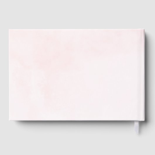 Christmas tree Frosty pink rose Baby shower Gastenboek (Achterkant)