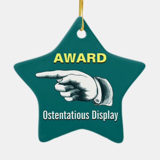 Christmas Tree Gag Gift Keramisch Ornament (Achterkant)