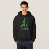 Christmas Tree Geometree Geometry Funny Math Teach Hoodie (Voorkant volledig)