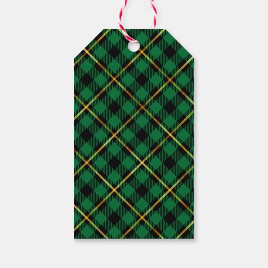 Christmas Tree Gift Label naar/van Cadeaulabel (Achterkant)