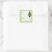 Christmas Tree Gift Label Sticker (Tas)