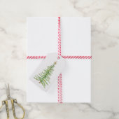 Christmas Tree Gift Tag Cadeaulabel (Met Touw)