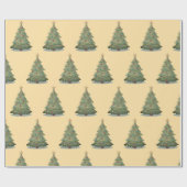 Christmas tree gift wrap cadeaupapier (Vlak)