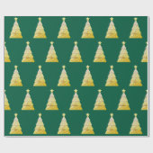 Christmas tree gift wrap cadeaupapier (Vlak)