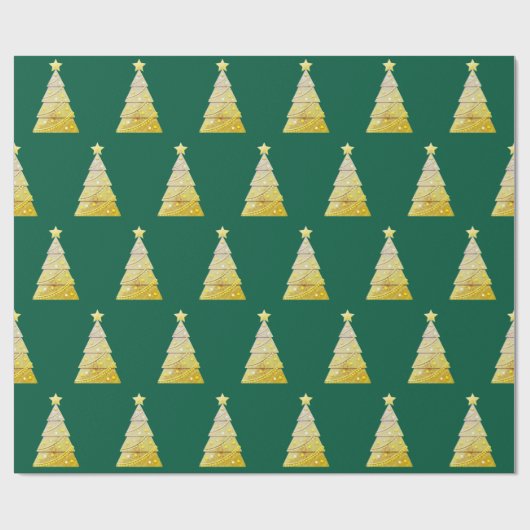 Christmas tree gift wrap cadeaupapier (Vlak)