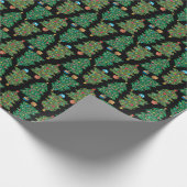 Christmas Tree Gift Wrap Cadeaupapier (Hoek)