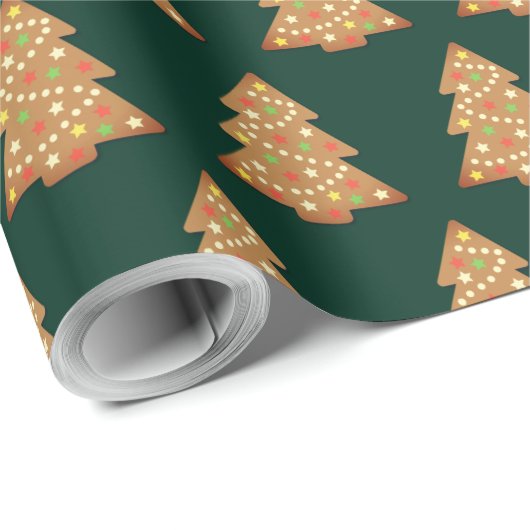 Christmas tree gift wrap cadeaupapier (Rol Hoek)