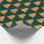 Christmas tree gift wrap cadeaupapier (Hoek)