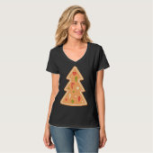 Christmas Tree Gingerbread cake Xmas T-shirt (Voorkant volledig)