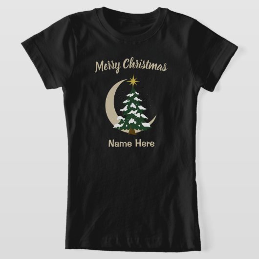 Christmas Tree Girls T-Shirt Custom Holiday Tee (Laagn)