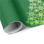 Christmas Tree Green Wrapping Paper Cadeaupapier (Rol Hoek)