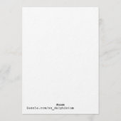 Christmas Tree Greeting Card Kaart (Achterkant)