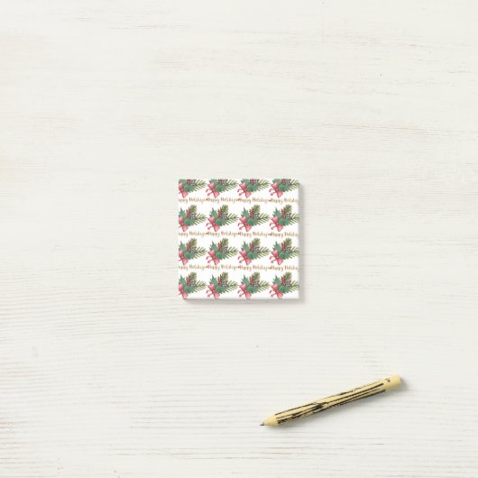 Christmas Tree Handprint Art Post-it® Notes (Op bureau)