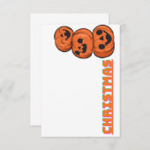 Christmas Tree Holiday Card Envelope RSVP Kaartje (Voorkant / Achterkant)