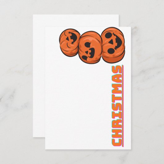 Christmas Tree Holiday Card Envelope RSVP Kaartje (Voorkant / Achterkant)