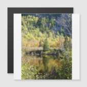 Christmas Tree holiday card, magnetic card (Voorkant / Achterkant)