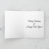 Christmas tree holiday greeting card kaart (Binnen)