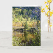 Christmas tree holiday greeting card kaart (Gele Bloem)