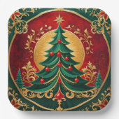Christmas Tree Holiday Paper Bord (Voorkant)